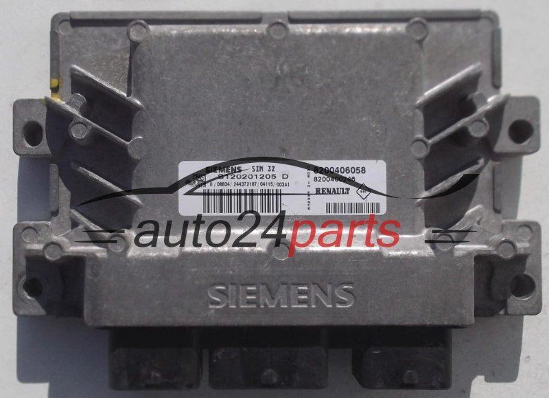 Μονάδα Ελέγχου Κινητήρα RENAULT CLIO 1.2 SIEMENS S120201205 D
