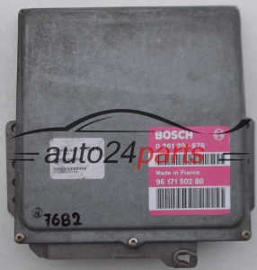 KOMPUTER STEROWNIK SILNIKA PEUGEOT 306/405 1.6, BOSCH 0 261 200 678, BOSCH 0261200678, 96 171 502 80, 9617150280 - 