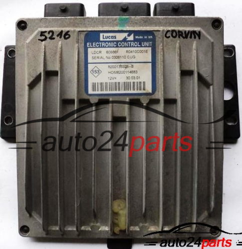 MOTORSTEUERGERÄT ECU STEUERGERAT RENAULT CLIO 1.5 DCI LUCAS LDCR 80686F R0410C001E HOM8200114683, HOM 8200114683, 8200136328-B
