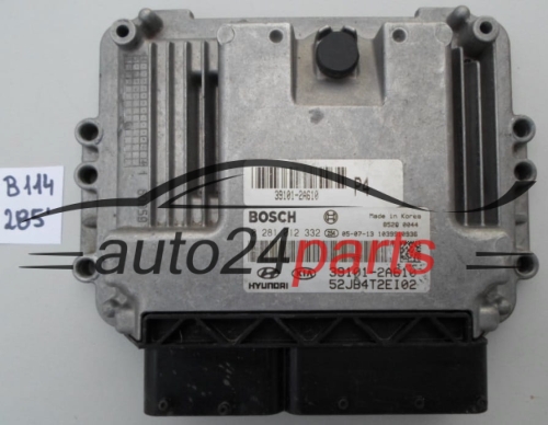 KOMPUTER STEROWNIK SILNIKA KIA RIO 1.5 CRDI BOSCH 0 281 012 332,  39101-2A610