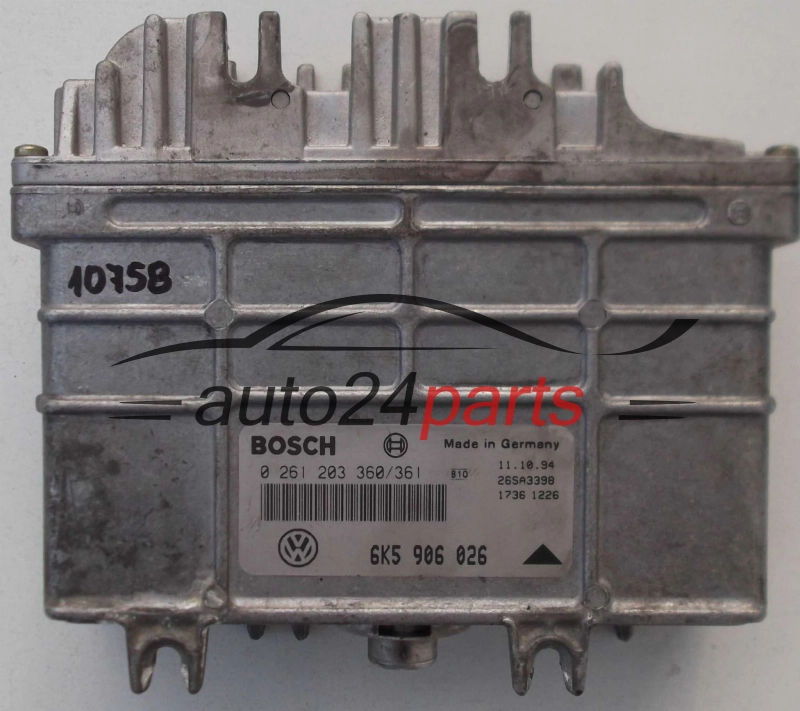KOMPUTER STEROWNIK SILNIKA SEAT IBIZA 1.4, BOSCH 0261203360/361, 6K5906026