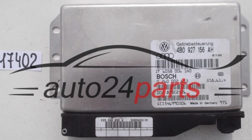 STEROWNIK SKRZYNI AUTOMATYCZNEJ AUDI VOLKSWAGEN 2.8 BOSCH 0 260 002 653, 0260002653, 4B0 927 156 AH, 4B0927156AH