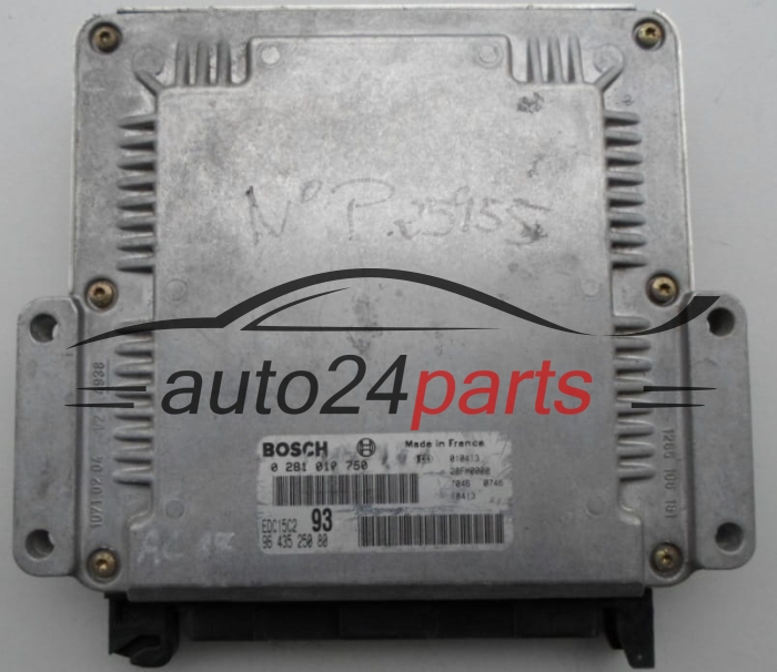 Μονάδα Ελέγχου Κινητήρα CITROEN PEUGEOT 2.0 HDI BOSCH 0 281 010 750, 96 435 250 80