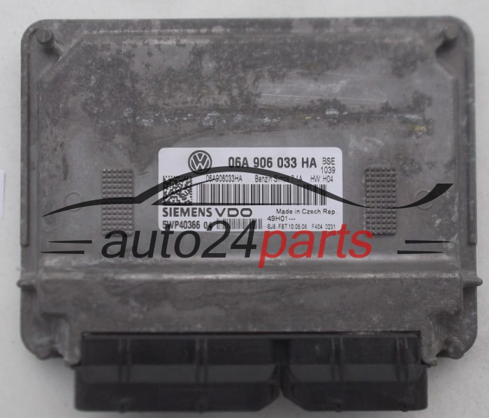  MOTORSTEUERGERÄT ECU STEUERGERÄT SKODA OCTAVIA 1.6 SIEMENS VDO 5WP40366 04