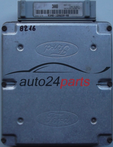 KOMPUTER STEROWNIK SILNIKA FORD ESCORD 1.6, 93AB-12A650-AB, 93AB12A650AB, SMO-270 3AAB, CAD 2L061