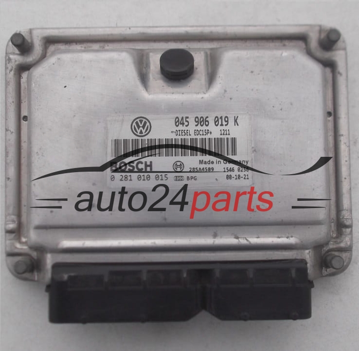 CALCULATEUR MOTEUR VW VOLKSWAGEN LUPO 1.2 TDI, BOSCH 0 281 010 015, 0281010015, 045 906 019 K, 045906019K 