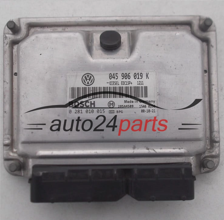 CALCULATEUR MOTEUR VW VOLKSWAGEN LUPO 1.2 TDI, BOSCH 0 281 010 015, 0281010015, 045 906 019 K, 045906019K 