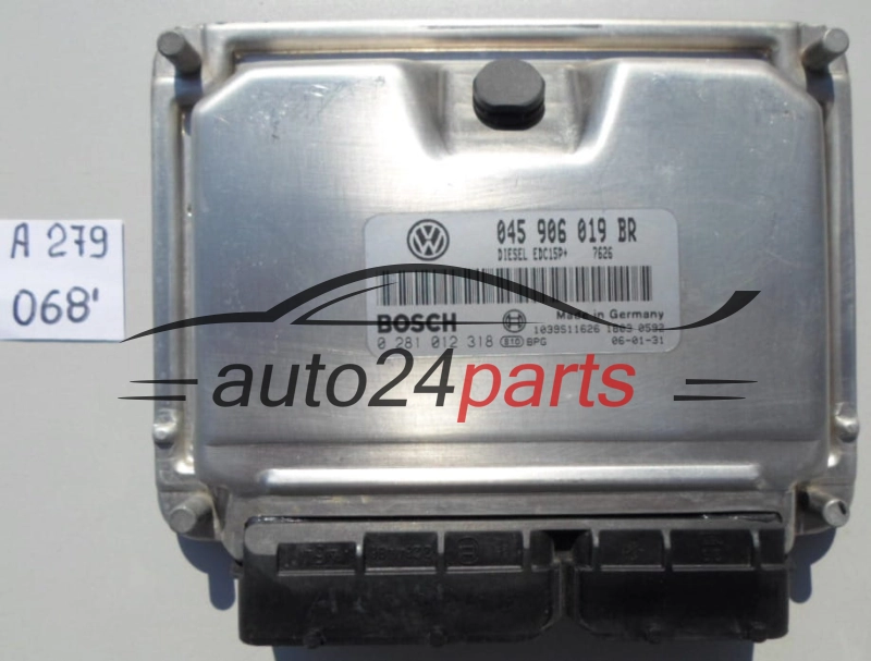 Centralita de motor Seat Ibiza Skoda Fabia Octavia 1.4 TDI BNM 045906019BR Bosch 0281012318 1039S11626