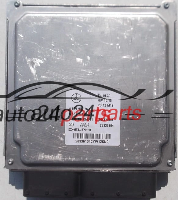 CALCULATEUR MOTEUR MERCEDES W246 2.2 CDI DELPHI 28336104, A 651 900 76 00, A 651 901 06 01