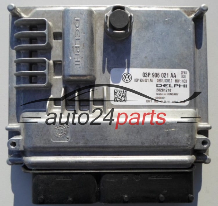 ECU ENGINE CONTROLLER  VOLKSWAGEN SEAT 1.2 TDI DELPHI 28281218, 03P 906 021 AA