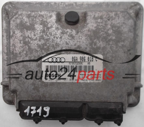 ECU ENGINE CONTROLLER AUDI A3 1.8 AGN 06A906018C, 06A 906 018 C, BOSCH 0261204127, 0 261 204 127