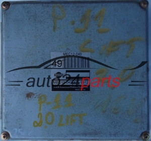 ECU ENGINE CONTROLLER NISSAN PRIMERA 2.0 MEC12040 59 F5 9812, MEC12-040 49 
