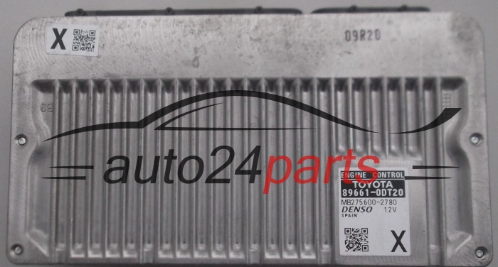 ECU CENTRALITA DE MOTOR  TOYOTA YARIS LEXUS DENSO MB275600-2780, 89661-0DT20