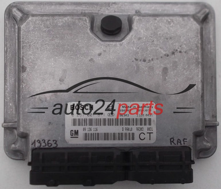 ecu engine control module OPEL VECTRA  2.0 TDI 