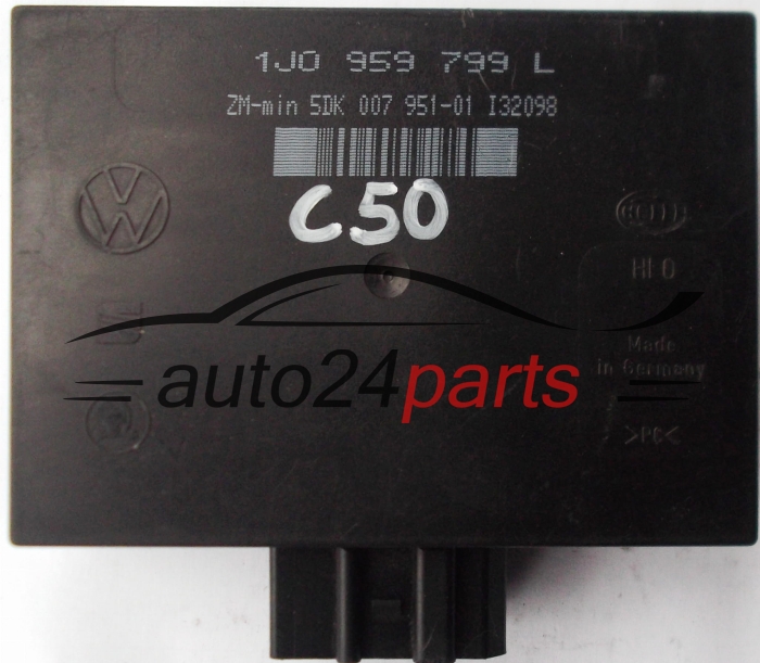 CENTRALKA MODUL STEROWNIK KOMFORTU VW SEAT SKODA HELLA 5DK 007 951- 01,  1J0 959 799 L