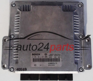 KOMPUTER STEROWNIK SILNIKA RENAULT LAGUNA 1.9 DCI F9Q BOSCH 0281011101, 0 281 011 101, 8200163528, 8200095416, 1039S00271