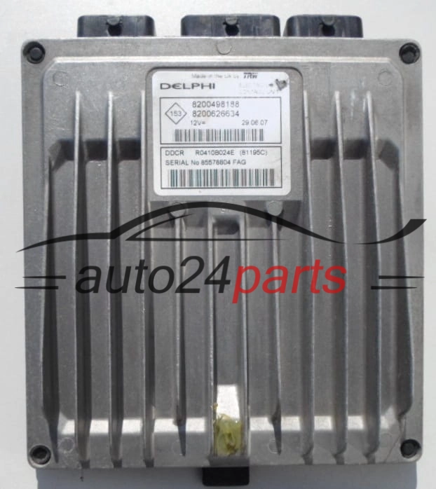 ECU CENTRALITA DE MOTOR  RENAULT 1.5 DCI Delphi R0410B024E, 8200498188, 8200626634