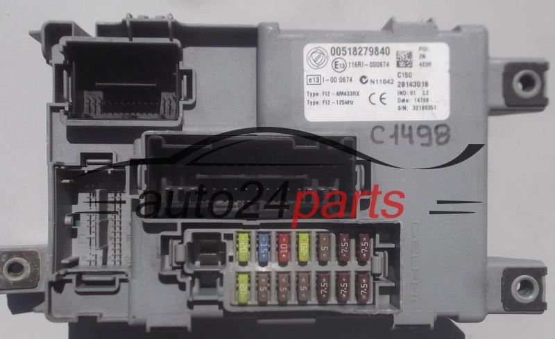 Fuse unidade de caixa de fusíveis  FIAT LANCIA Delphi 28143018, 00518279840