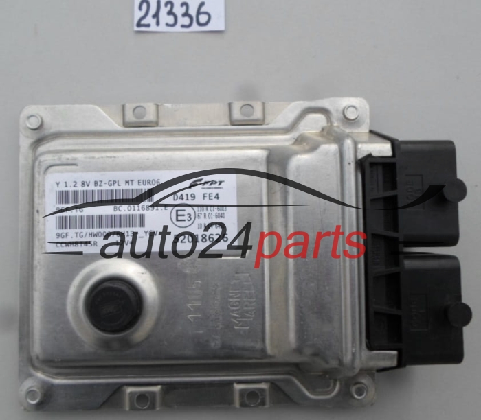 KOMPUTER STEROWNIK SILNIKA LANCIA Y 52018626, 9GF.TG, 9GFTG