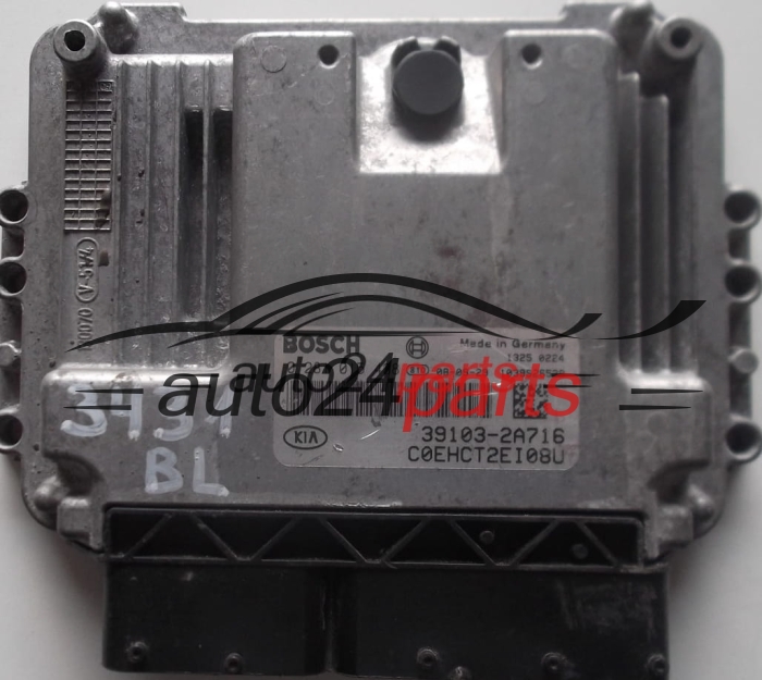 KIA CEED 1.6 CRDI BOSCH 0281015438, 0 281 015 438, 39103-2A716, 391032A716, C0EHCT2EI08U, 1039S26538