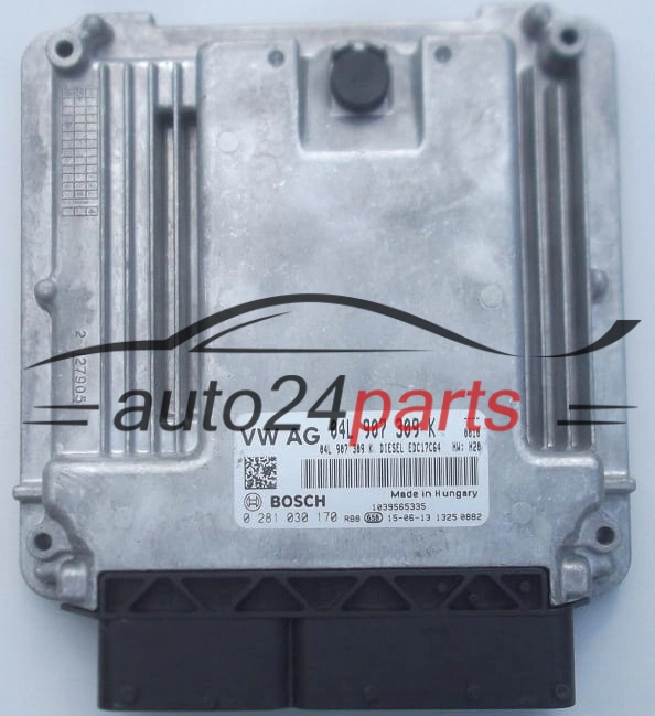 Μονάδα Ελέγχου Κινητήρα VOLKSWAGEN CADDY 2.0 TDI BOSCH 0 281 030 170,  04L 907 309 K