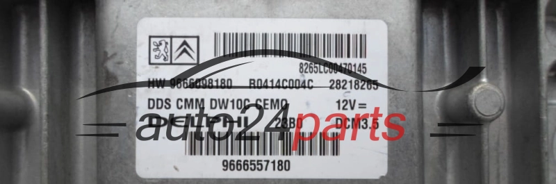 ECU ENGINE CONTROLLER CITROEN C5 2.0 HDI R0414C004C, 9666098180