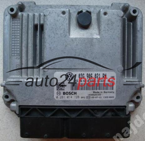Μονάδα Ελέγχου Κινητήρα VOLKSWAGEN TOURAN 1.9 TDI BOSCH 0 281 014 128, 03G 906 021 RN