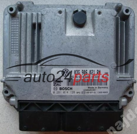 Μονάδα Ελέγχου Κινητήρα VOLKSWAGEN TOURAN 1.9 TDI BOSCH 0 281 014 128, 03G 906 021 RN