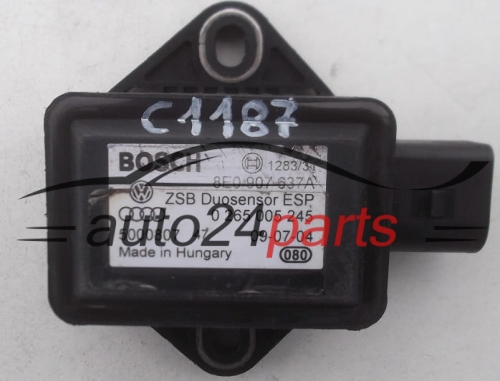 CENTRALKA MODUL STEROWNIK ESP AUDI VW BOSCH 0 265 005 245, 0265005245, 8E0 907 637A, 8E0907637A