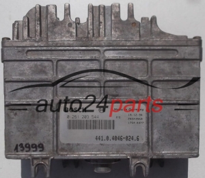 KOMPUTER STEROWNIK SILNIKA SKODA FELICIA 1.3 BOSCH 0 261 203 544, 0261203544, 441.0.4046-024.6, 441040460246