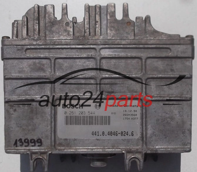 KOMPUTER STEROWNIK SILNIKA SKODA FELICIA 1.3 BOSCH 0 261 203 544, 0261203544, 441.0.4046-024.6, 441040460246