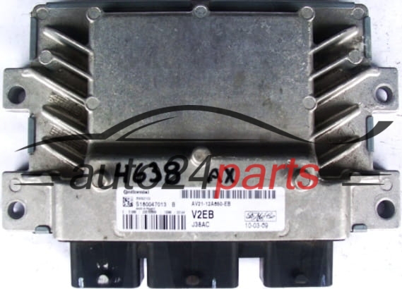 MOTORSTEUERGERÄT ECU STEUERGERAT FORD FIESTA 1.25 AV2112A650EB