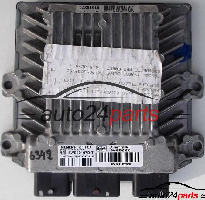 calculateur moteur pour citroen et peugeot 2.0 hdi