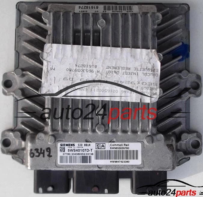 calculateur moteur pour citroen et peugeot 2.0 hdi