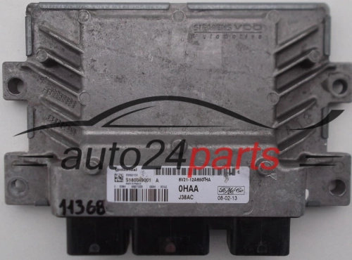 KOMPUTER STEROWNIK SILNIKA FORD FIESTA 8V21-12A650-HA, 8V2112A650HA, S180049001 A, 0HAA - 11368