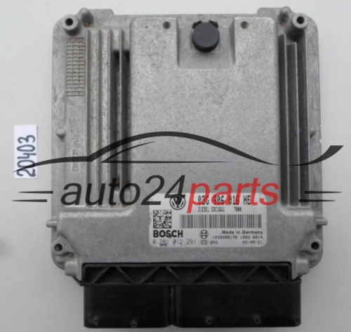 KOMPUTER STEROWNIK SILNIKA SEAT ALTEA 2.0 TDI BKD 03G 906 016 HE, 03G906016HE, BOSCH 0 281 012 291, 0281012291, DIESEL EDC16U1 1039S08178 