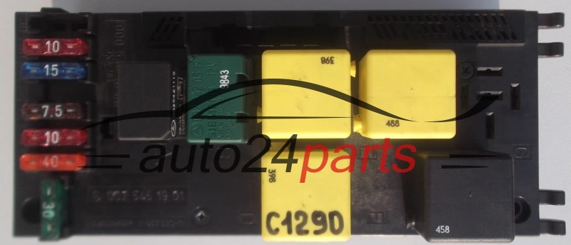 ELEKTRISCHER KASTEN SICHERUNGKASTEN SICHERUNG UND RELAIS STROMKASTEN RELAISKASTEN  MERCEDES W 203 002 542 03 19,  002 545 19 01