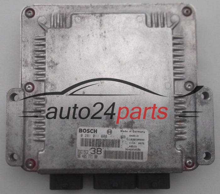 CALCULATEUR MOTEUR FIAT ULYSSE 2.0 JTD BOSCH 0 281 011 608, 96 485 771 80