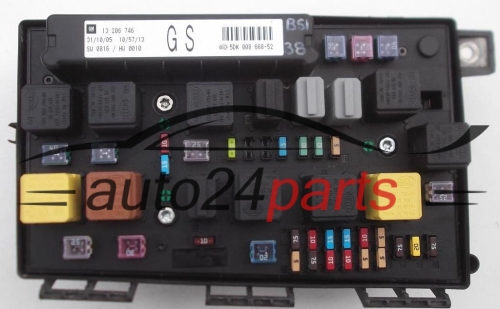 ELEKTRISCHER KASTEN SICHERUNGKASTEN SICHERUNG UND RELAIS STROMKASTEN RELAISKASTEN OPEL ASTRA H ZAFIRA B 13 206 746, 13206746 GS, 5DK 008 668-52, 5DK008668-52