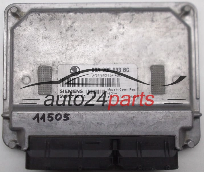 SKODA OCTAVIA 1.6 SIEMENS 5WP40156 04, 06A 906 033 BG, 06A906033BG