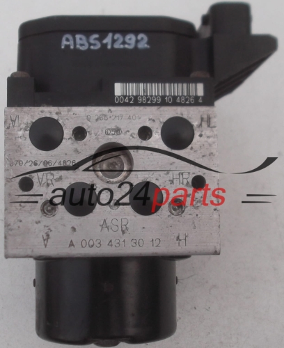 BOMBA HIDRAULICA Y CENTRALITA ABS MERCEDES E230 W210 BOSCH 0 265 217 401, 0265217401, A 003 431 30 12 H, A0034313012, 0 130 108 068, 0130108068 