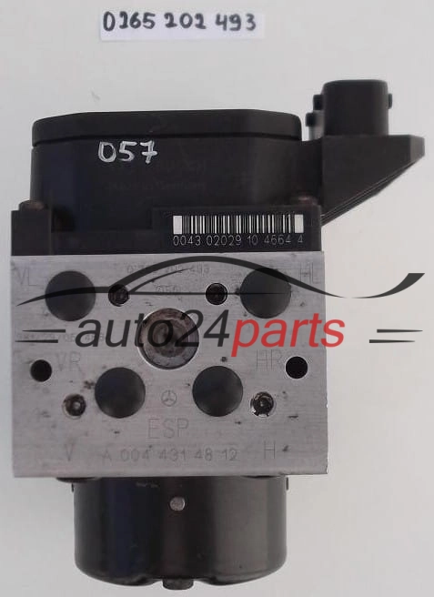 Pompa abs i sterownik MERCEDES BENZ W210 0265202493 A0044314812