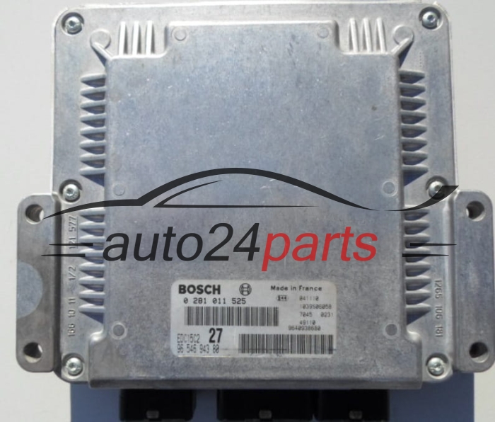 CENTRALINA MOTORE PEUGEOT 206 2.0 HDI BOSCH 0 281 011 525,  96 546 943 80