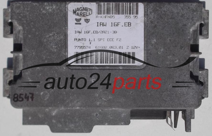 KOMPUTER STEROWNIK SILNIKA FIAT PUNTO 1.1 MAGNETI MARELLI IAW16FEB
