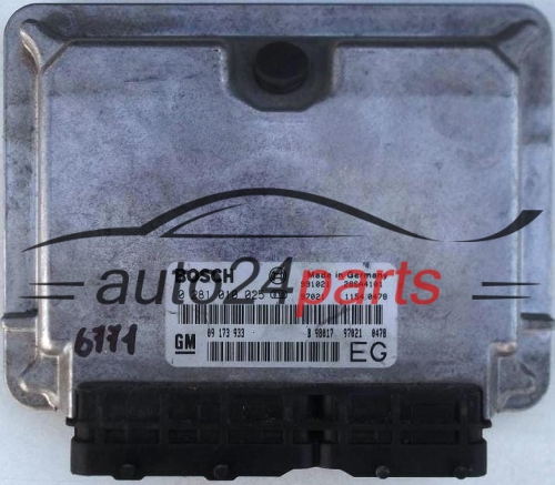 KOMPUTER STEROWNIK SILNIKA OPEL FRONTERA 2.2 DTI X22DTH BOSCH 0281010025, 0 281 010 025, 09173933, 9173933, 09 173 933 EG - 6771