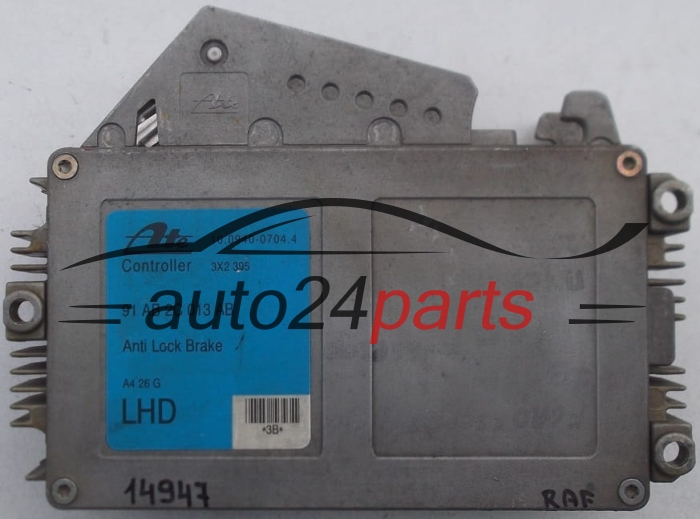 Mονάδα ελέγχου αβς FORD ESCORT ATE 10.0940-0704.4, 10094007044, 91 AB 2C 013 AB, 91AB2C013AB 