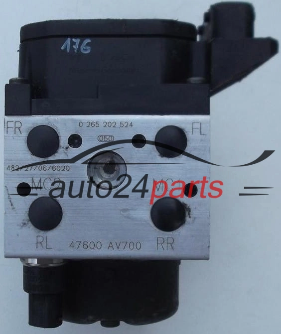 ABS PUMP NISSAN PRIMERA BOSCH 0 265 202 524, 47600 AV700,  0 130 108 098