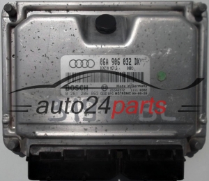 CALCULATEUR MOTEUR AUDI A3 1.8T 06A906032DK, 06A 906 032 DK, BOSCH 0261206863, 0 261 206 863, BENZIN ME7.5 0001 26SA6972