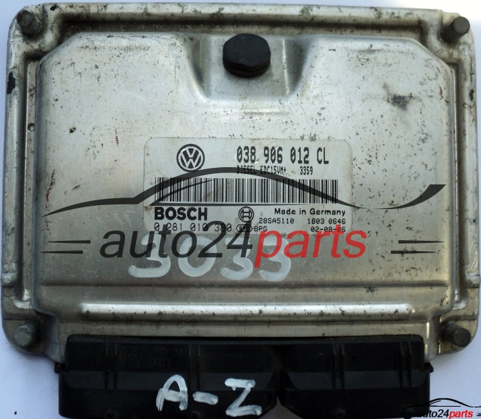 ΜΟΝΑΔΑ ΕΛΕΓΧΟΥ ΚΙΝΗΤΗΡΑ SKODA OCTAVIA 1.9 TDI 038906012CL, 038 906 012 CL, BOSCH 0281010380, 0 281 010 380