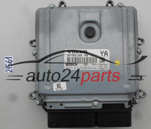 VOLVO S60 V70 S80 2.4 D5 BOSCH 0 281 012 765, 0281012765, 30785100 AB, 30785100AB